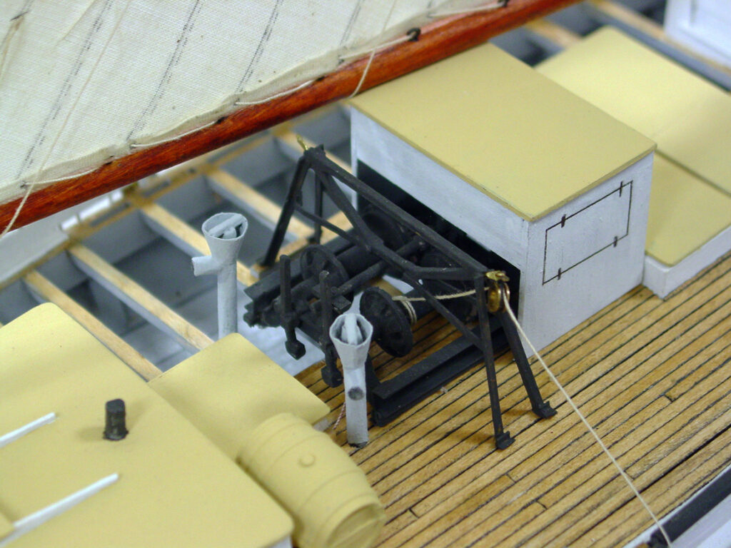 Model of Chesapeake Bay Skipjack Willie L. Bennett - Winch