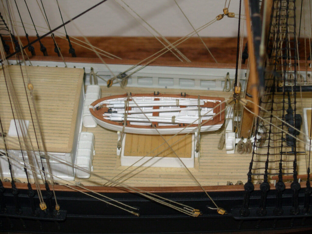 Model of the merchant Brig Volante - Ship's boat