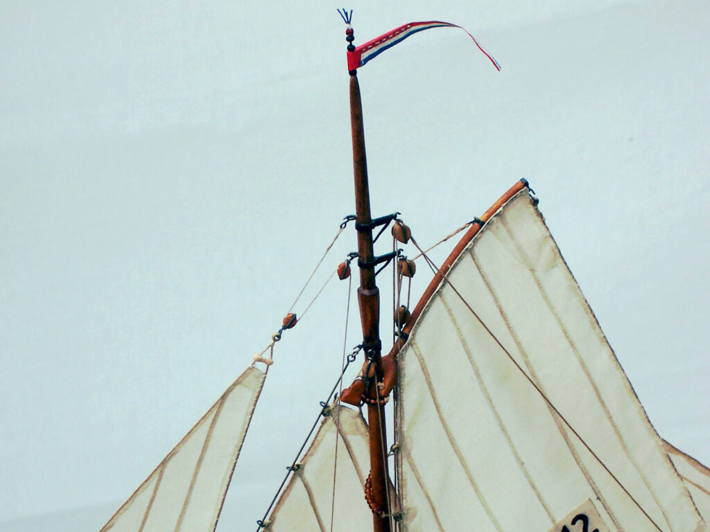 Model of a Dutch botter - masthead