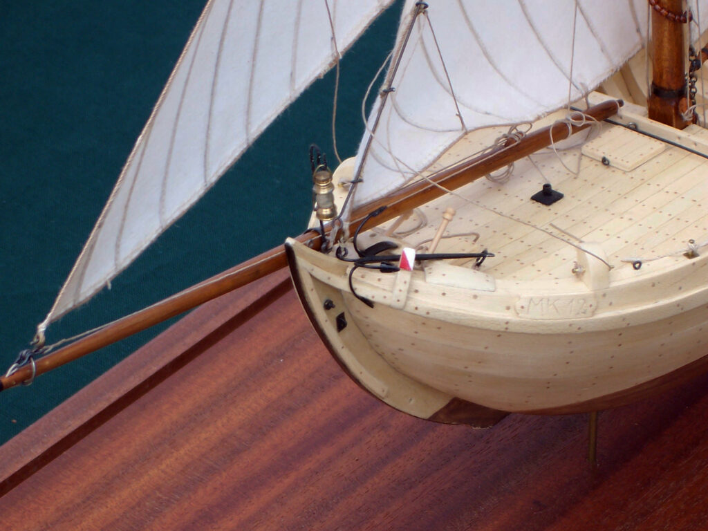 Model of a Dutch botter - bow