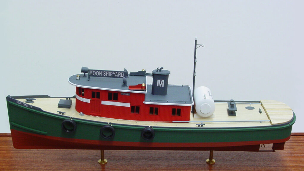 Model of tug 'Mariner' - port side