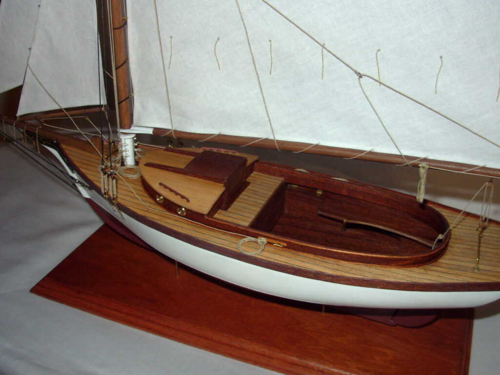 Model of Friendship Sloop - Port side