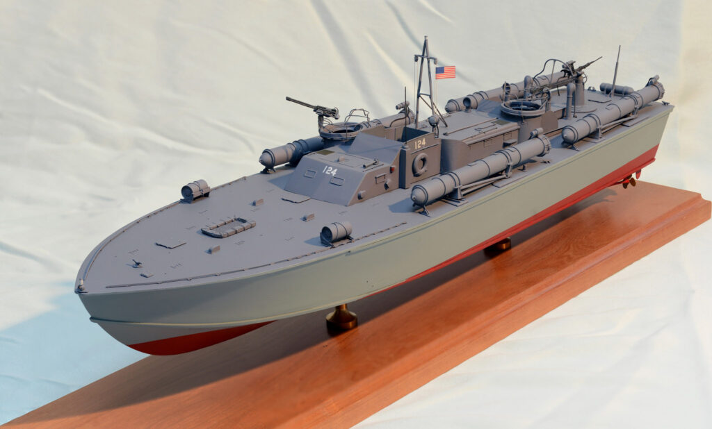 PT-124 (80′ Elco Motor Torpedo Boat) – Hampton Roads Ship Model Society